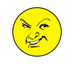 Funny Smiley sticker #3091047