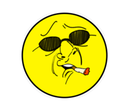 Funny Smiley sticker #3091065