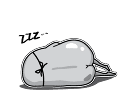 Jelly beans Rabbit mask.02 sticker #3091210