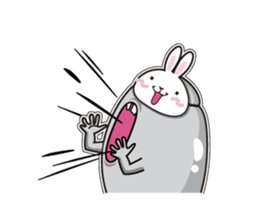 Jelly beans Rabbit mask.02 sticker #3091212