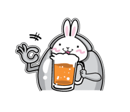 Jelly beans Rabbit mask.02 sticker #3091213