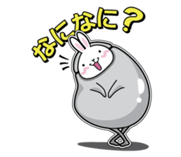 Jelly beans Rabbit mask.02 sticker #3091216