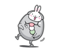 Jelly beans Rabbit mask.02 sticker #3091232