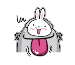 Jelly beans Rabbit mask.02 sticker #3091235