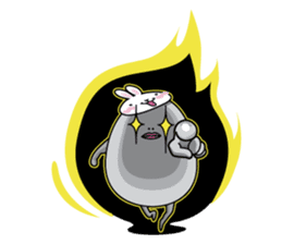 Jelly beans Rabbit mask.02 sticker #3091236