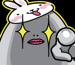 Jelly beans Rabbit mask.02 sticker #3091238