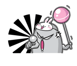 Jelly beans Rabbit mask.02 sticker #3091241