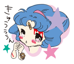 SHIGEKO-Always serious injury sticker #3091378