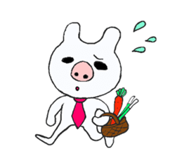 Buta-usa & Buta-kuma sticker #3091540