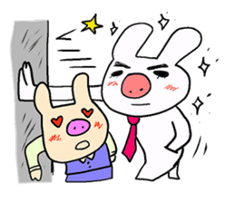 Buta-usa & Buta-kuma sticker #3091555