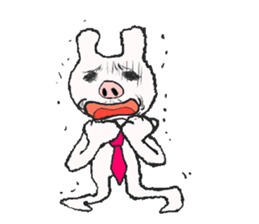 Buta-usa & Buta-kuma sticker #3091560