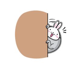 Jelly beans Rabbit mask.01 sticker #3091568