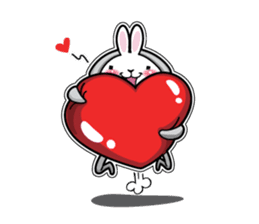 Jelly beans Rabbit mask.01 sticker #3091569