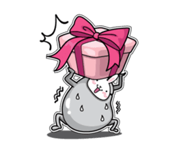 Jelly beans Rabbit mask.01 sticker #3091570