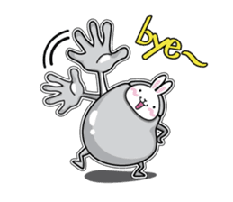 Jelly beans Rabbit mask.01 sticker #3091573