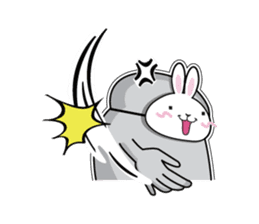 Jelly beans Rabbit mask.01 sticker #3091586