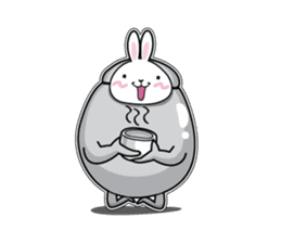 Jelly beans Rabbit mask.01 sticker #3091590