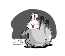 Jelly beans Rabbit mask.01 sticker #3091595