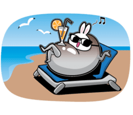 Jelly beans Rabbit mask.01 sticker #3091602