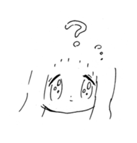 girl drawing sticker #3093433