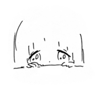 girl drawing sticker #3093439