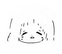 girl drawing sticker #3093449