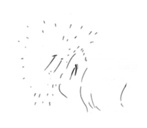 girl drawing sticker #3093458