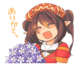 Moe girl elf Sticker sticker #3093502