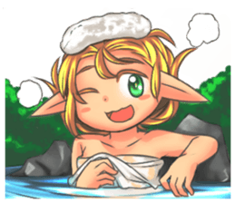 Moe girl elf Sticker sticker #3093521