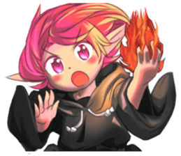 Moe girl elf Sticker sticker #3093524