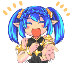 Moe girl elf Sticker sticker #3093537