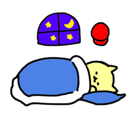 baseball cat in Hiroshima sticker #3093683