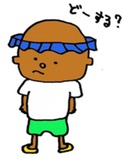 shampoo hat boy sticker #3094044