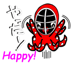 Octopus swordsman 3 ~After the battle~ sticker #3094393