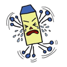 cute crayons2 sticker #3094671