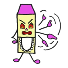 cute crayons2 sticker #3094686