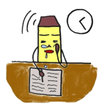 cute crayons2 sticker #3094690