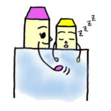 cute crayons2 sticker #3094698