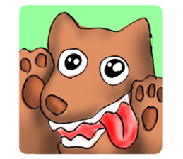 Bipolar dog sticker #3094714