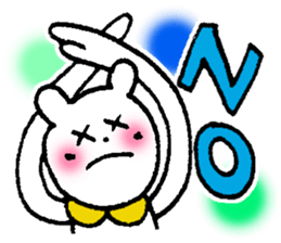 White bear happy sticker sticker #3094902