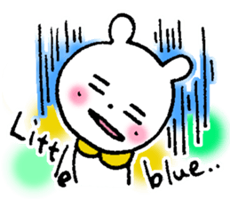 White bear happy sticker sticker #3094909