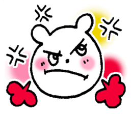 White bear happy sticker sticker #3094917