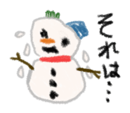 Mr.Snow man sticker #3094981