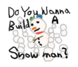 Mr.Snow man sticker #3094983