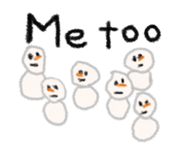 Mr.Snow man sticker #3094987