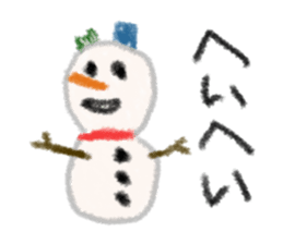Mr.Snow man sticker #3094990