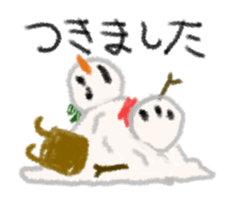 Mr.Snow man sticker #3095001