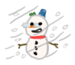 Mr.Snow man sticker #3095013