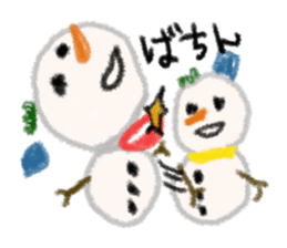 Mr.Snow man sticker #3095015