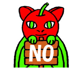 Fruit-cat sticker #3095021